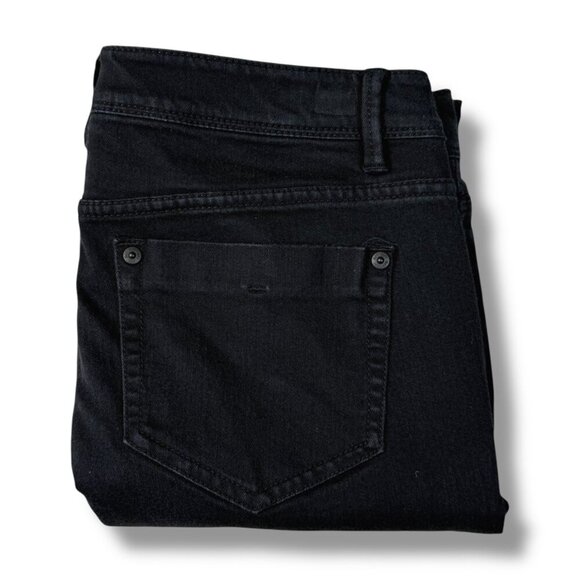 J.Jill Denim Jeans Womens Sz 6 Black Authentic Fit Slim Leg Ankle Stretch - Picture 2 of 13